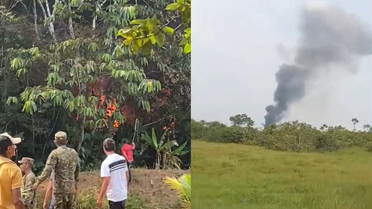 Primeras imágenes del accidente en el Putumayo