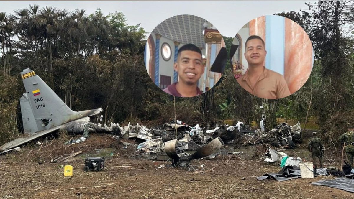 Los dos hacían parte del grupo de militares que el pasado 23 de marzo abordaron el avión, sin que sus familiares imaginaran que ese sería su último viaje.