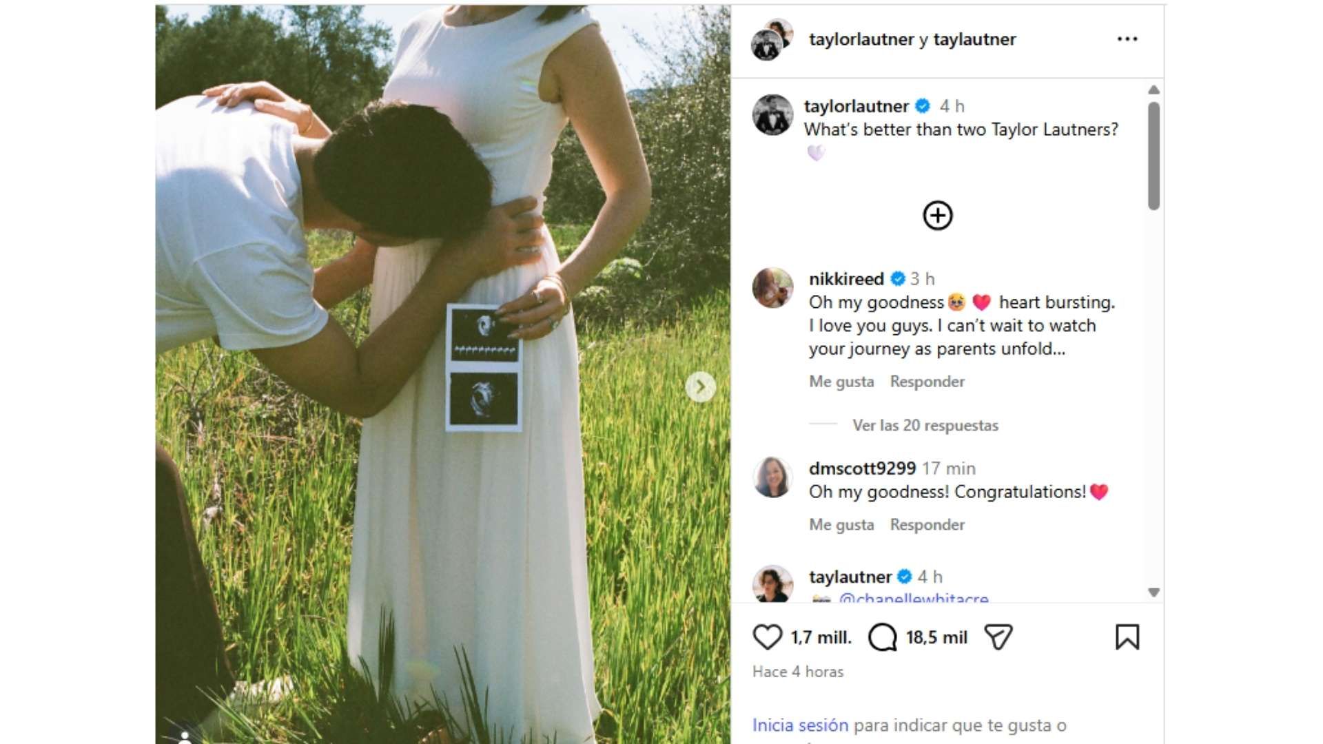 Taylor Dome, esposa del actor, es enfermera titulada y ha impulsado proyectos sobre salud mental y bienestar.