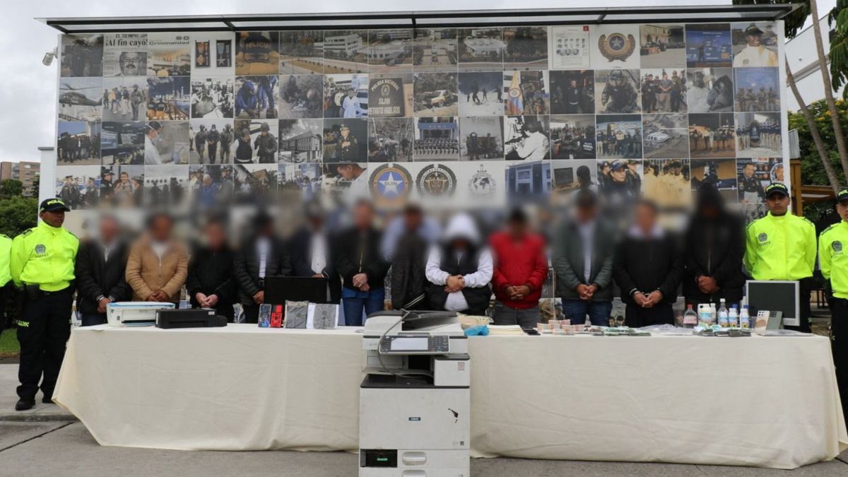 Cae red que inundaba Bogotá con dinero falso: producían hasta $500 millones al mes