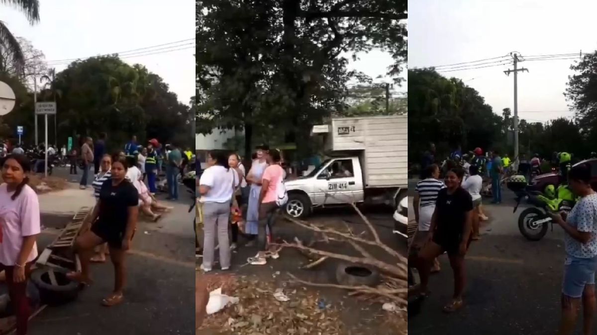 Bloqueo en la Troncal del Caribe habitantes en Cartagena protestan por fallas en el servicio de agua