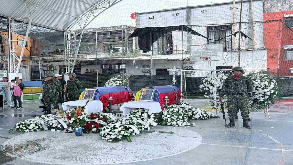 En Nátaga,Huila, se dio el último adiós a militares que murieron en el accidente aéreo en Putumayo