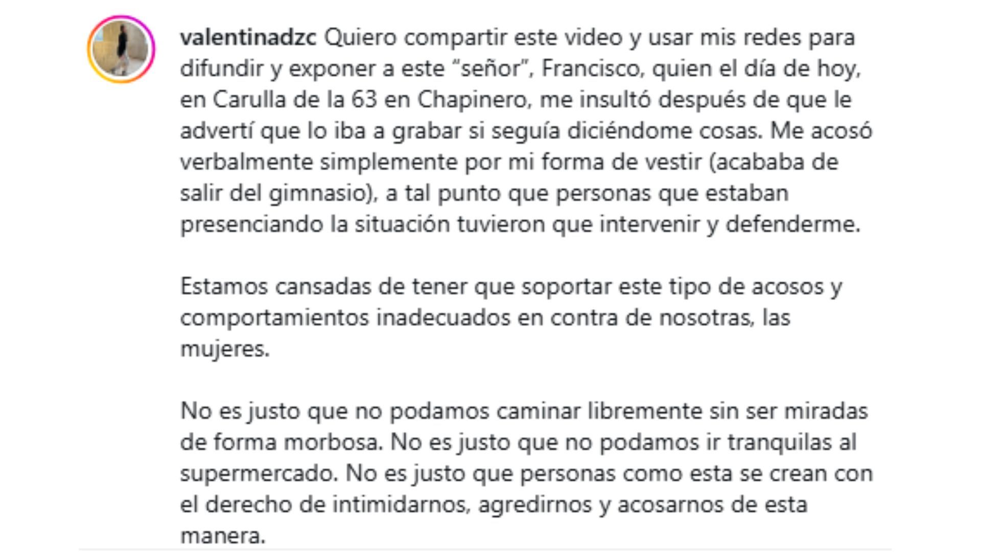 Joven denuncia acoso por su forma de vestir