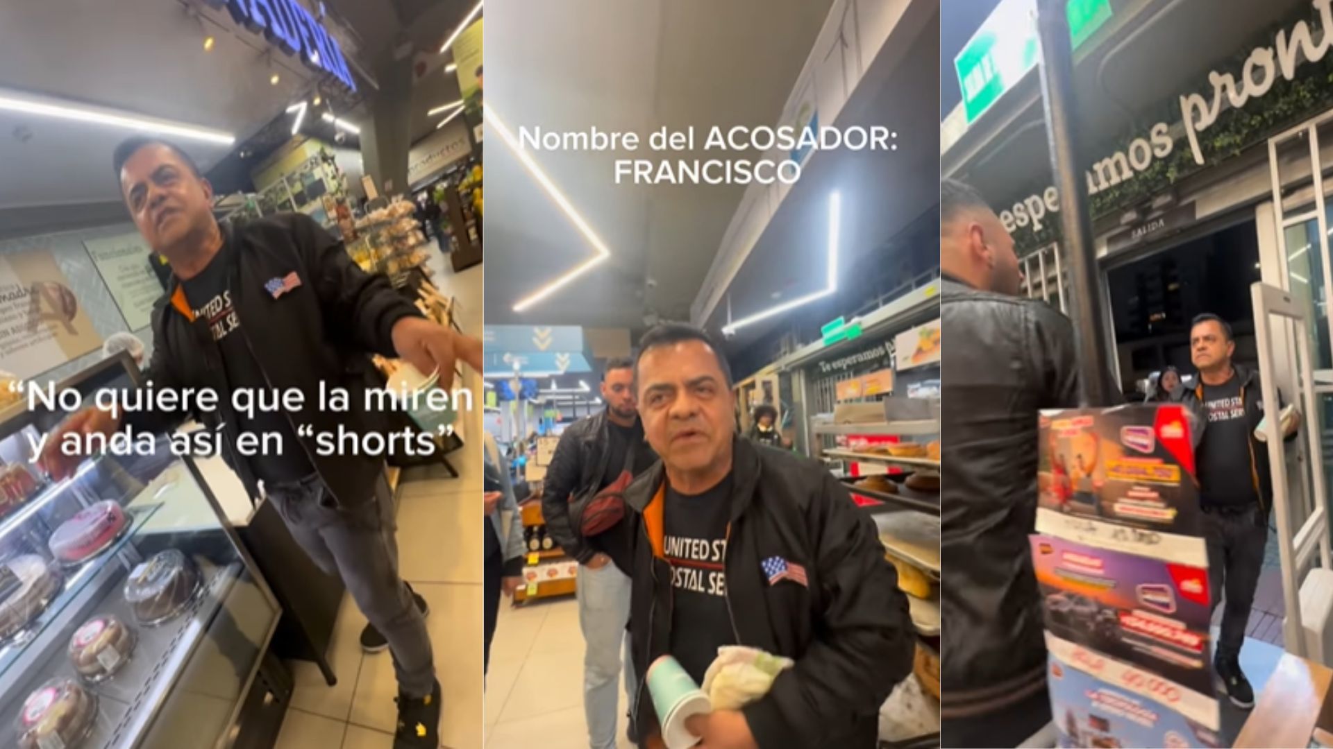 Joven reveló un video en el que un hombre presuntamente la acosa en Carulla de la 63