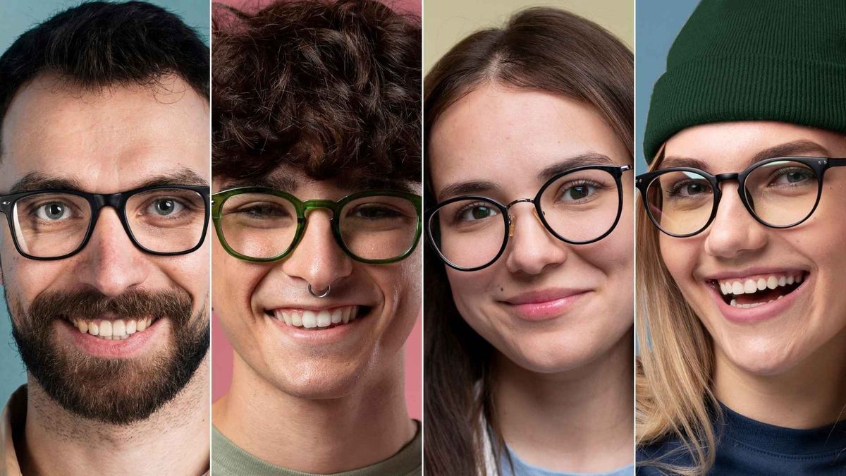 La forma del rostro influye en el tipo de montura, el tamaño de las lentes y el equilibrio visual del conjunto.