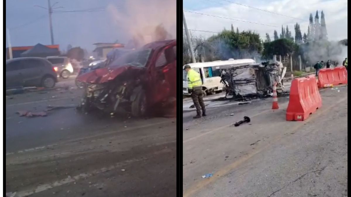 Accidente en la vía Zipaquirá - Ubaté.