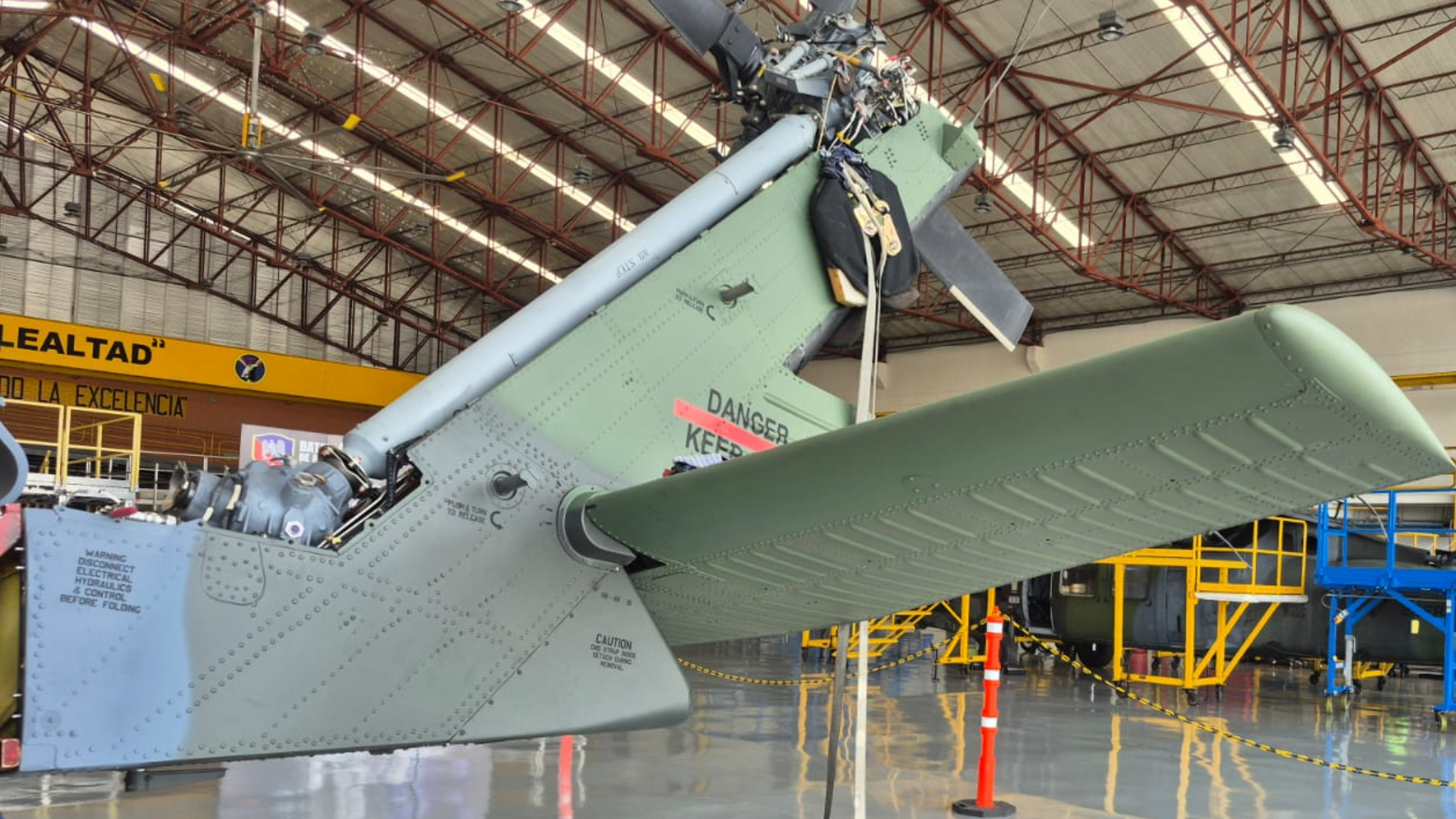 Helicóptero Black Hawk.