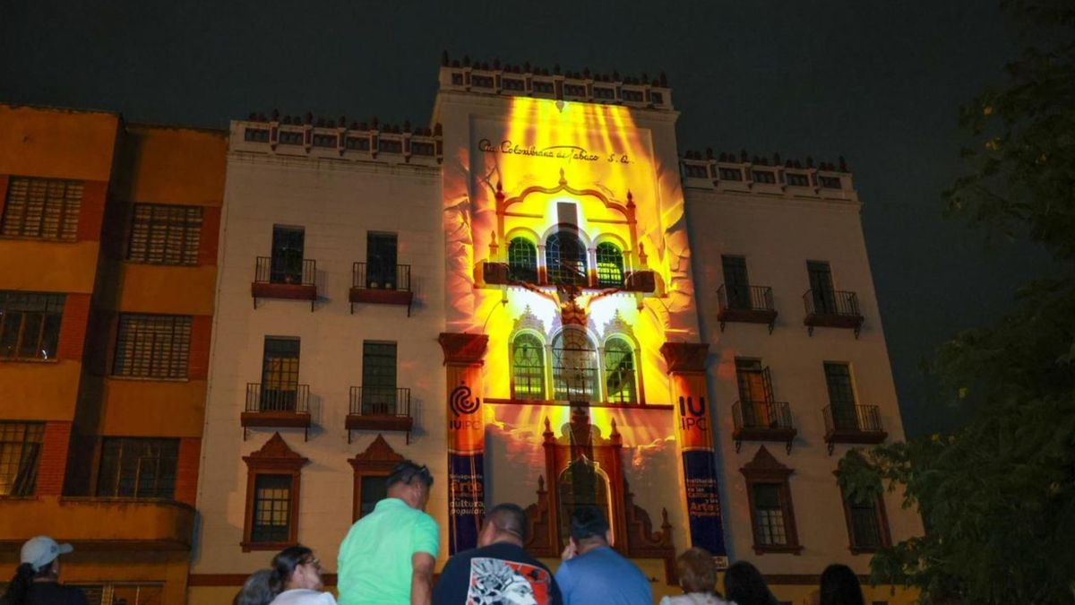 Hay 'mapping' en la iglesia La Merced, la iglesia de San Antonio, el Teatro Municipal y el edificio Coltabaco.
