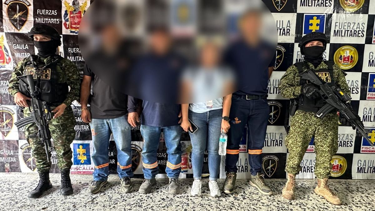 Gaula Militar rescata a trabajadores de gas