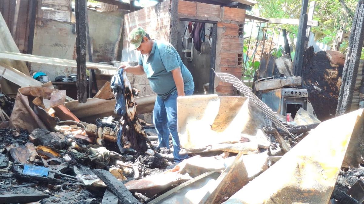Vecino salvó de morir en un incendio a niño de 5 años y a su madre en Barranquilla