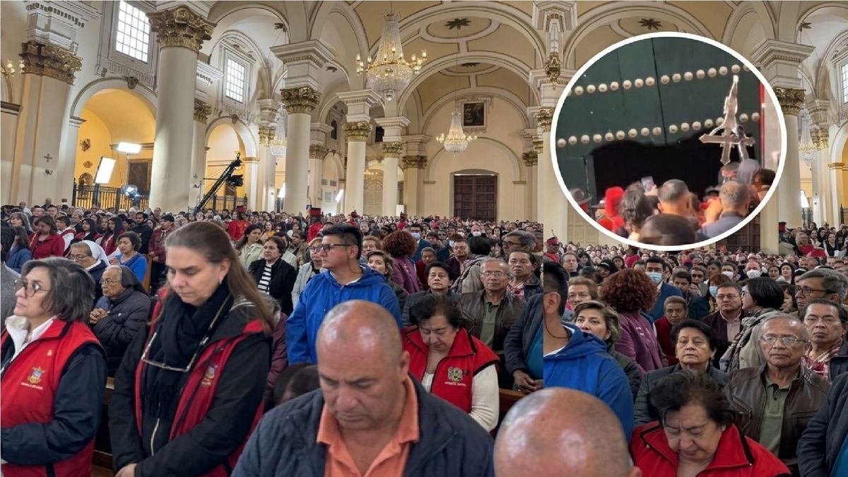 Actos ofensivos en medio de la celebración de la Semana Santa en Bogotá.
