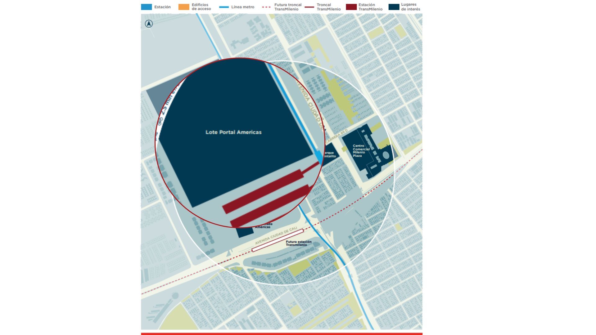 Estación d-2 Metro de Bogotá 