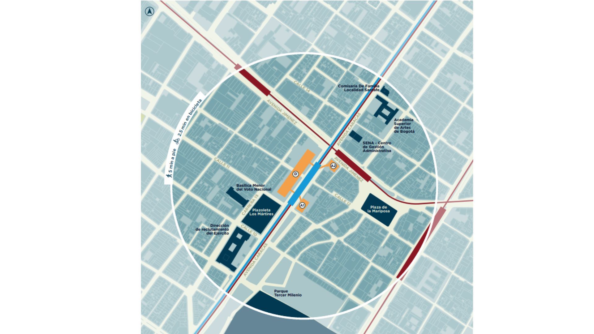 Estación 12 del Metro de Bogotá 