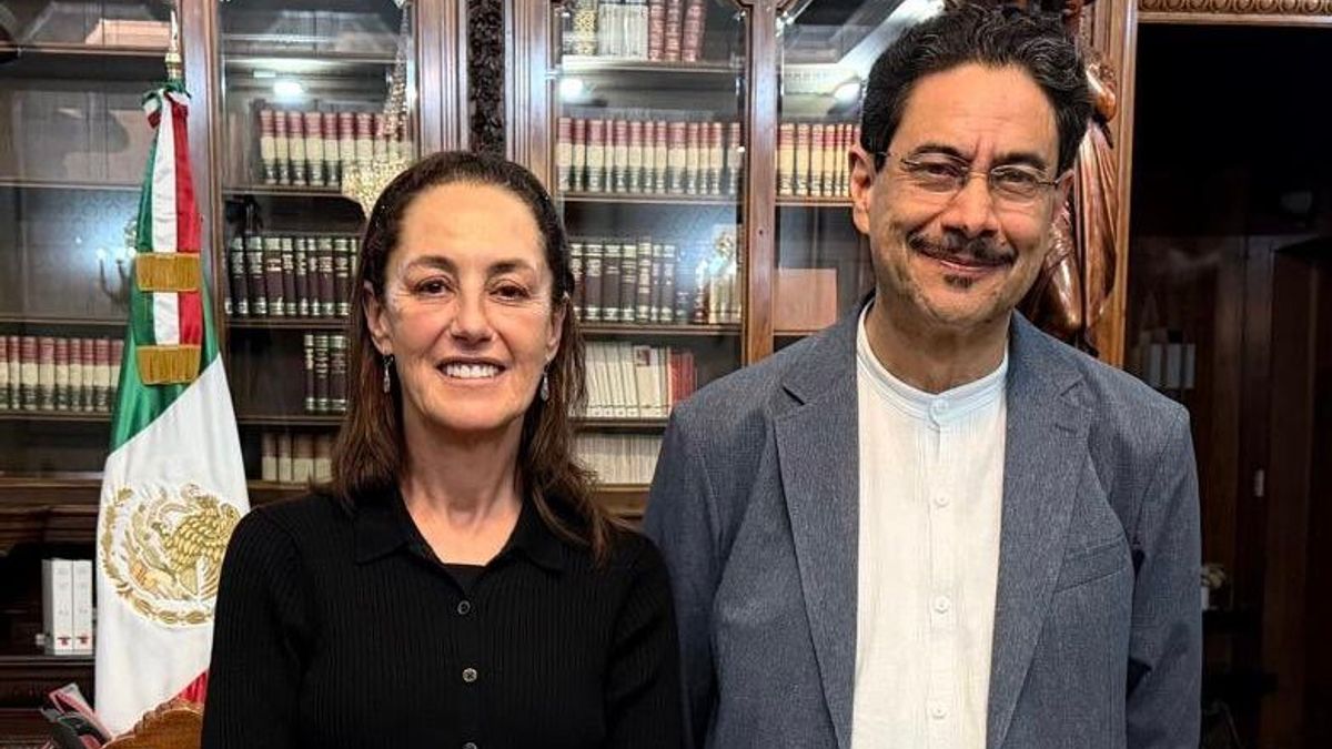 Iván Cepeda y Claudia Sheinbaum