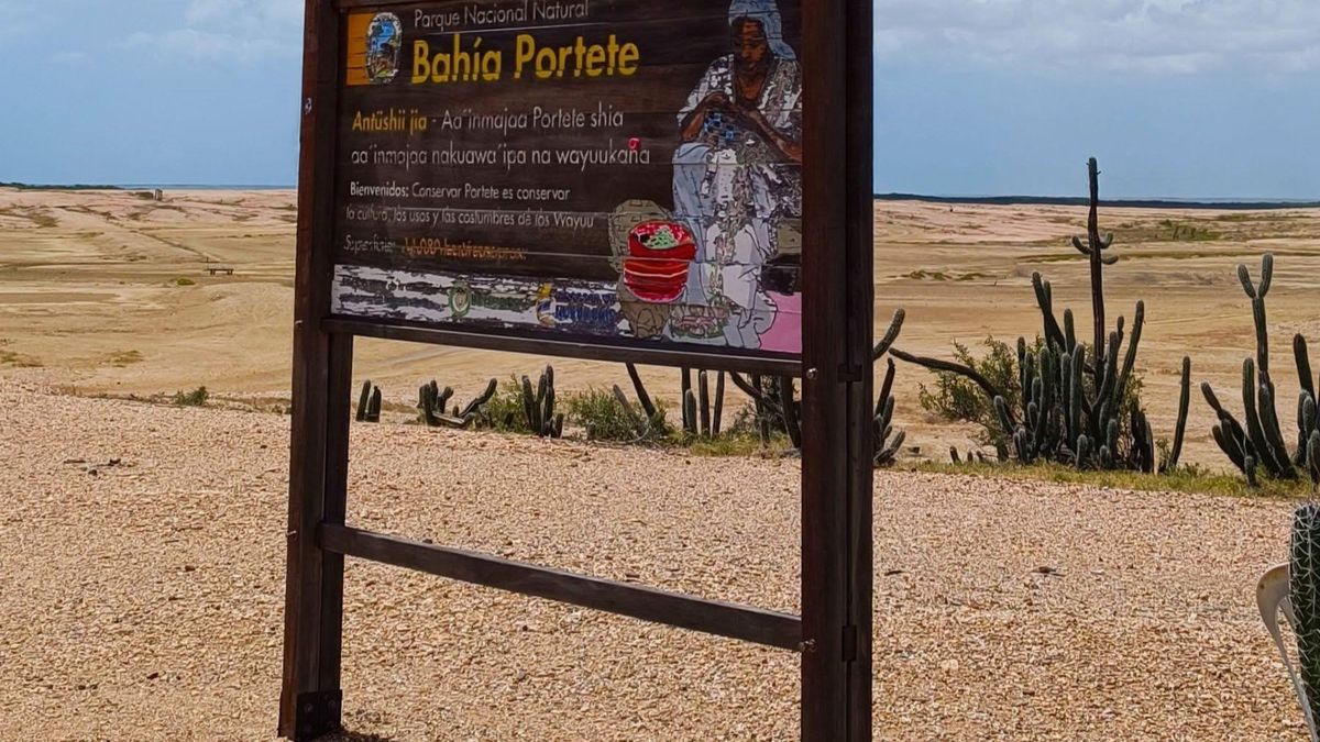 Bahía Portete, ubicado en la Alta Guajira, jurisdicción de Uribia.