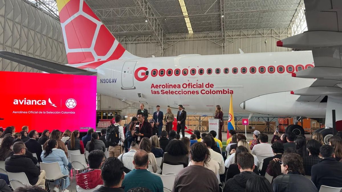 Avión de transporte del equipo durante el Mundial de la FIFA