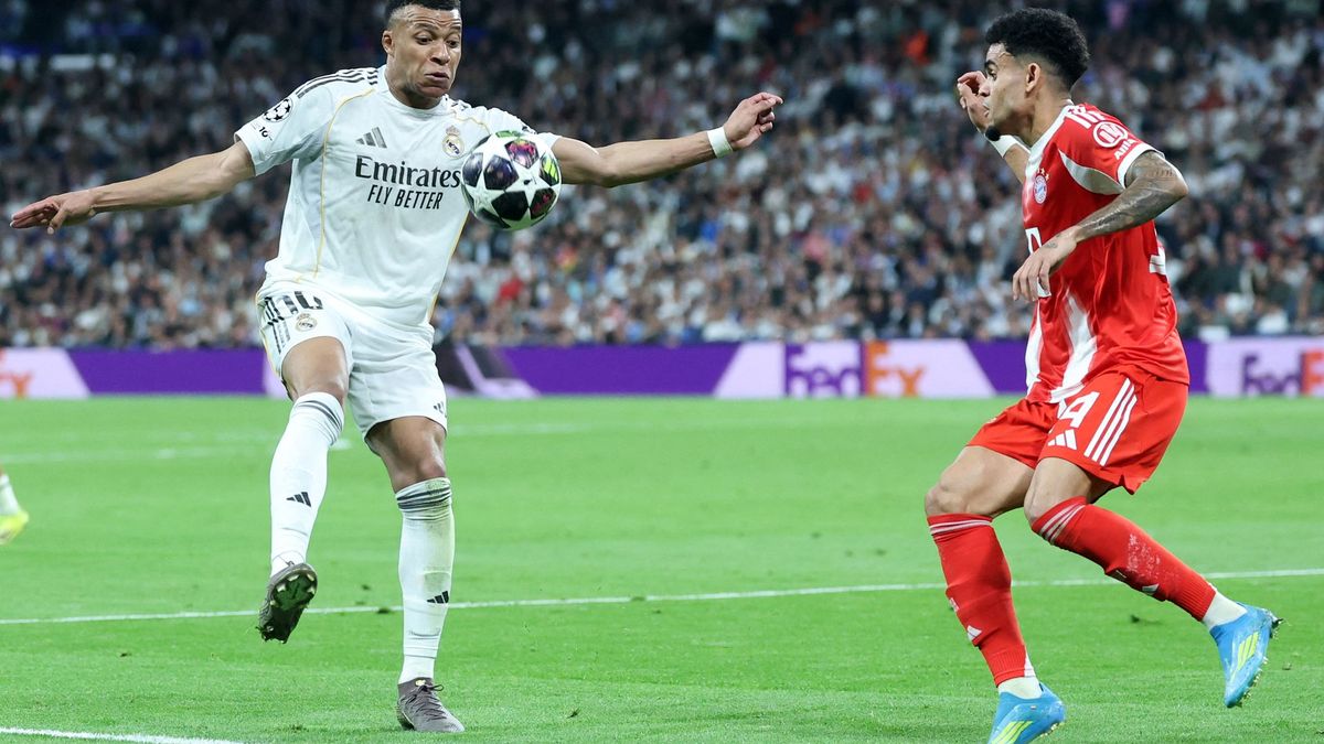 Luis Díaz anotó para el Bayern Múnich en Champions.