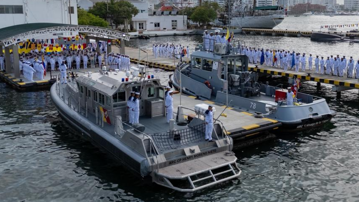 Nuevas unidades marítimas de la Armada Nacional.