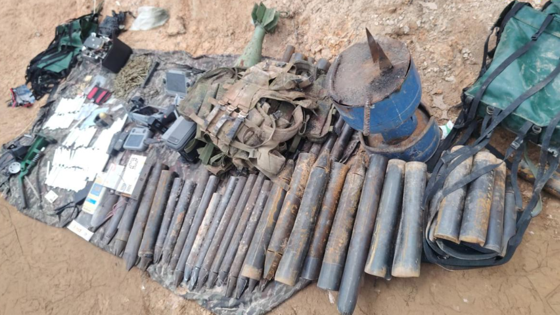 Depósito de explosivos de las disidencias de las Farc. 