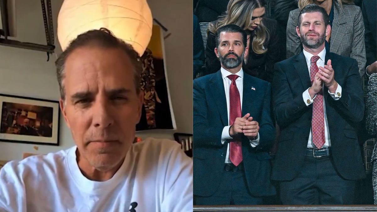 Hunter Biden, Donald Trump Jr, y Eric Trump