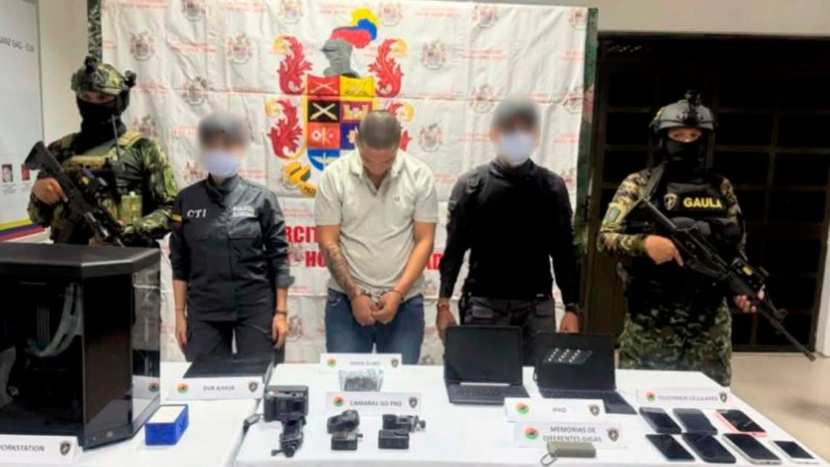 Alias Fabián, miembro del ELN encargado de adaptar drones explosivos.