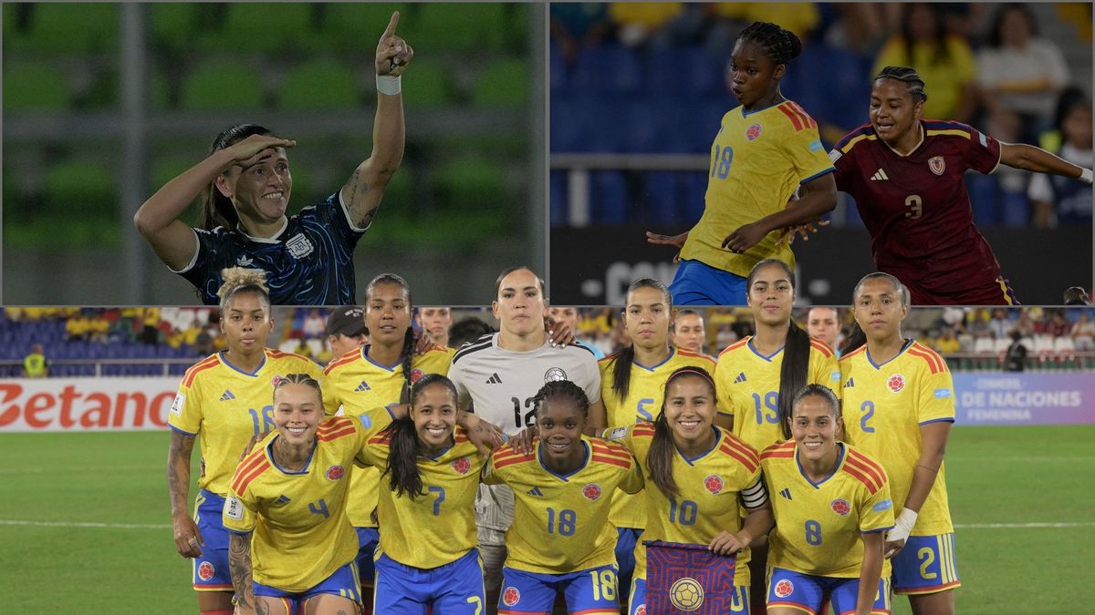 tabla de posiciones liga naciones femenina conmebol argentina colombia