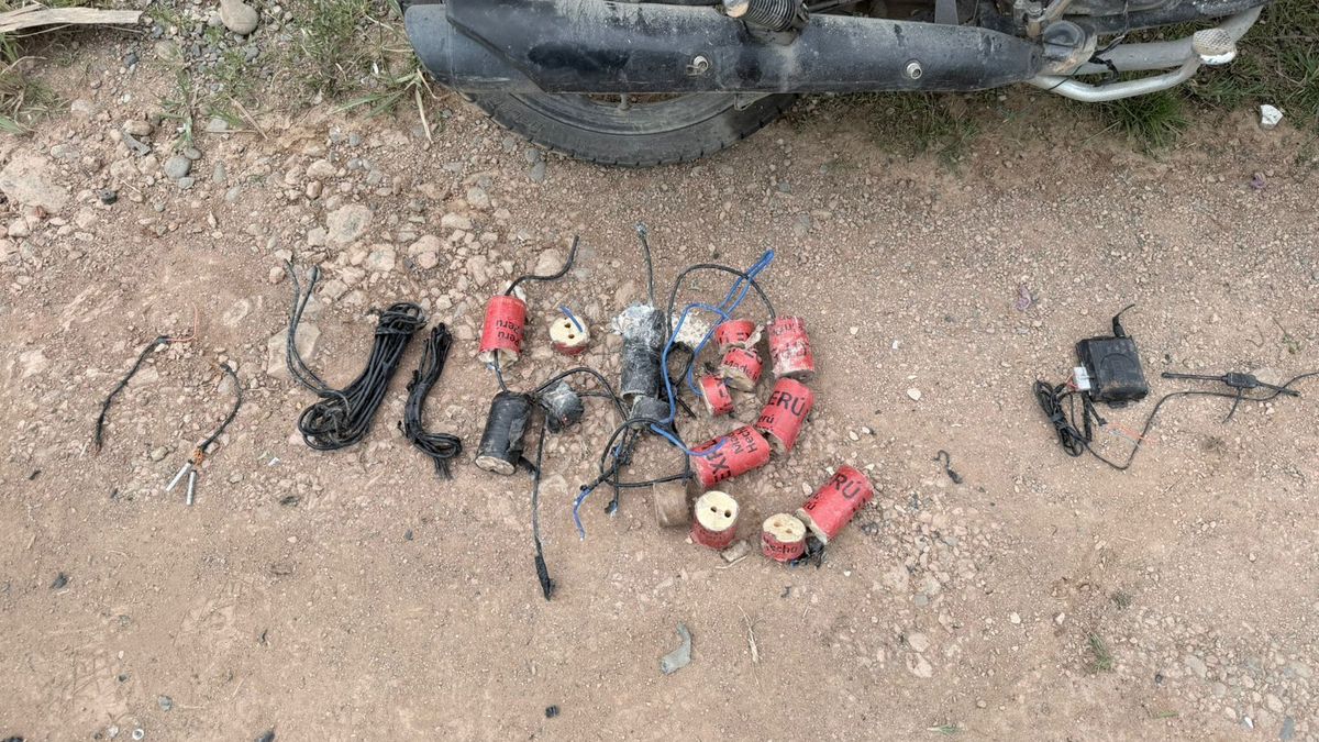 Moto bomba de las disidencias en Cauca.