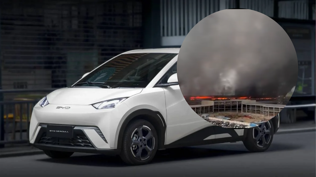 Incendio en fábrica de BYD en China