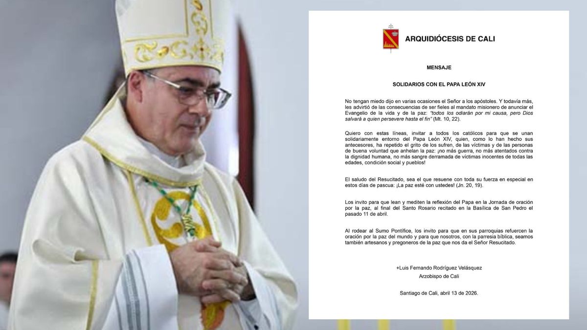 Arzobispo de Cali pide la unión de la Iglesia Católica