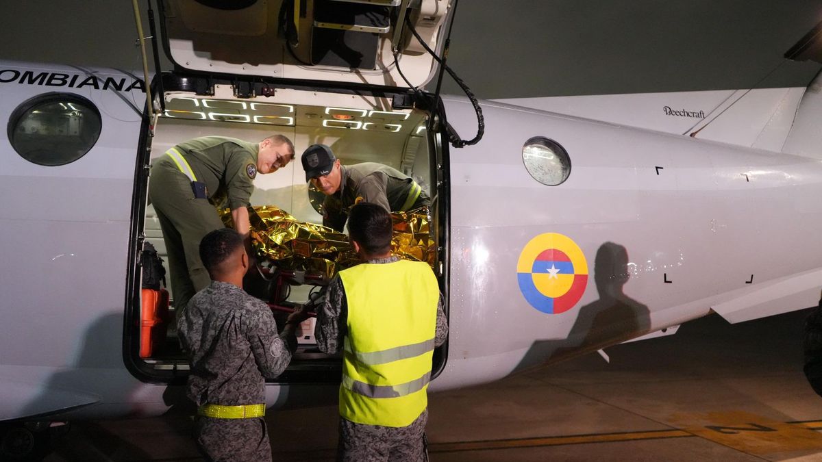 Traslado de colombiano herido en medio de ataque de la Armada de Perú en Putumayo.