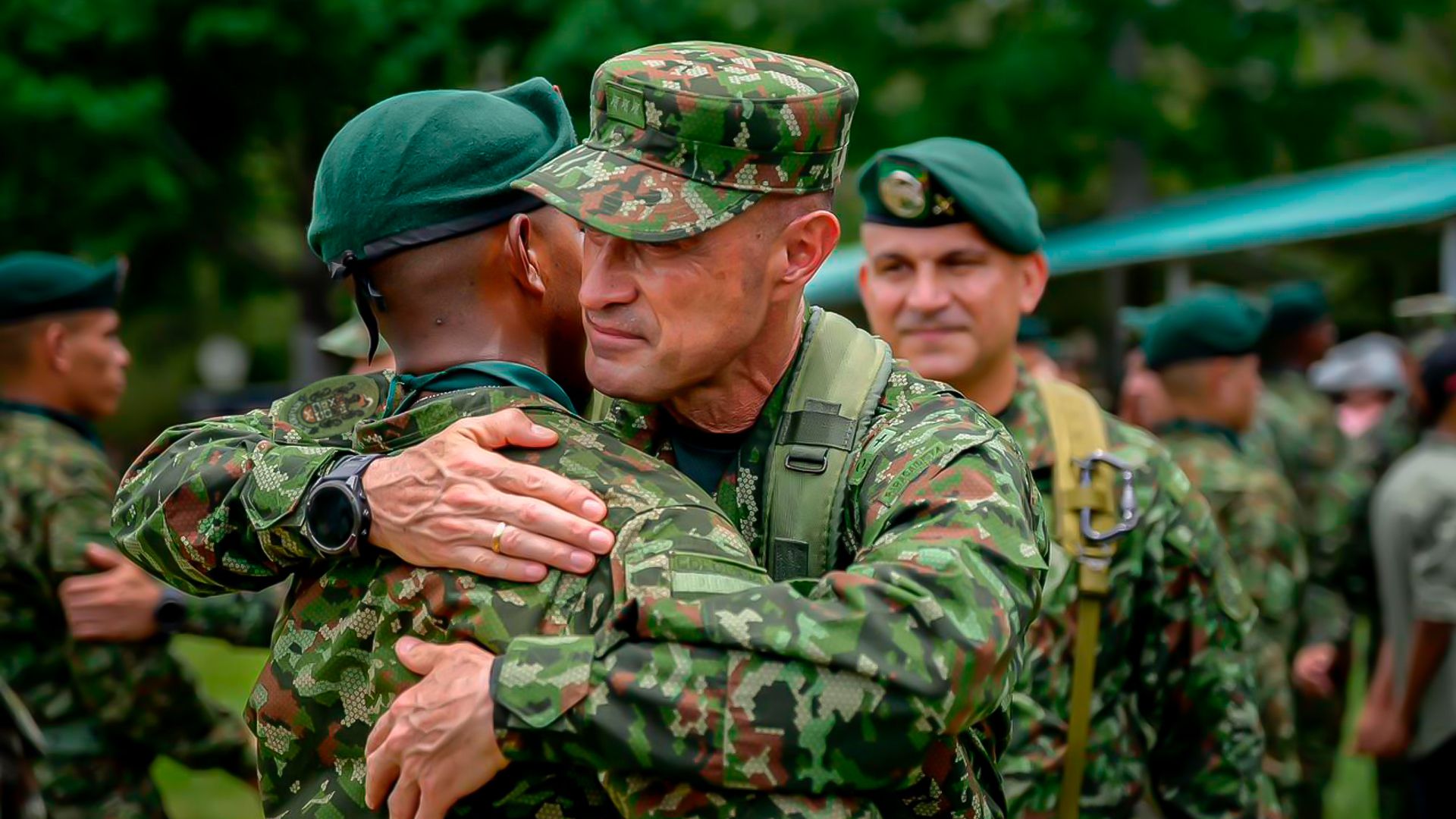 General Royer Gómez Herrera, comandante del Ejército Nacional. 