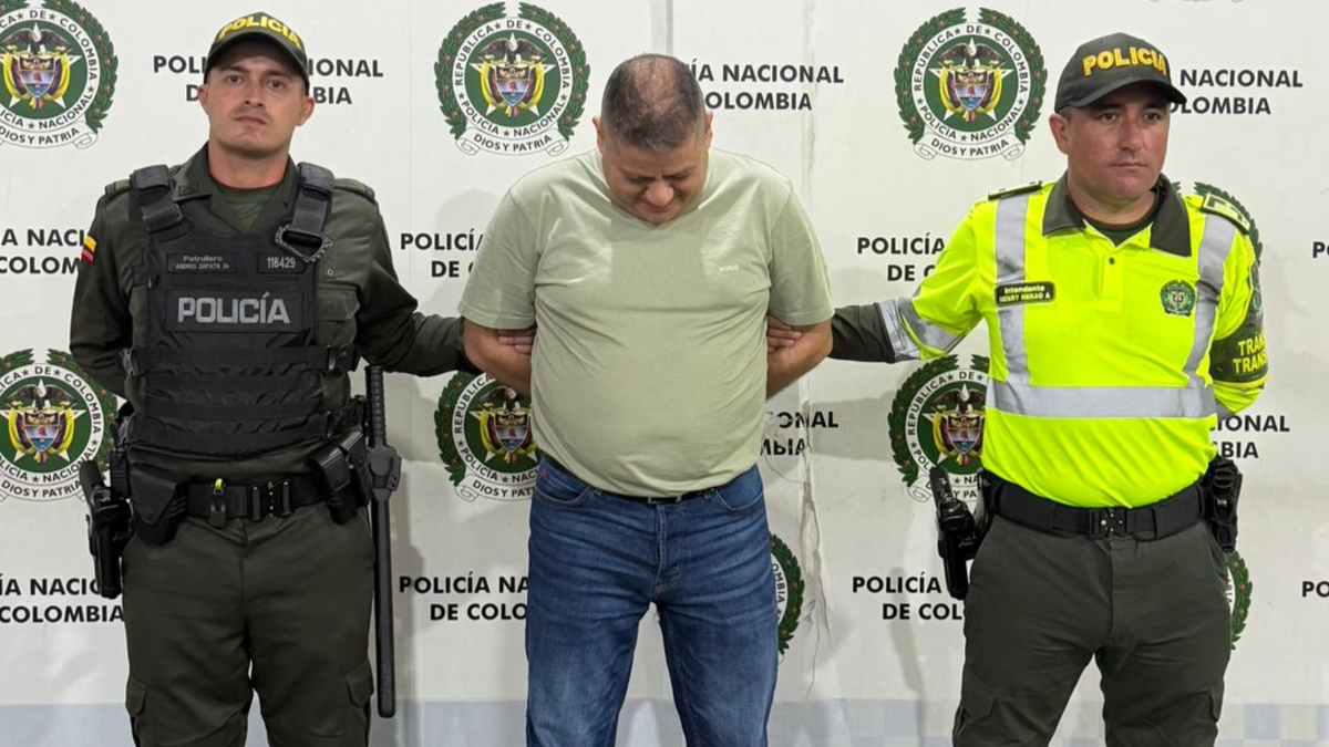 Alias Fito, líder del narcotráfico capturado por la Policía Nacional.