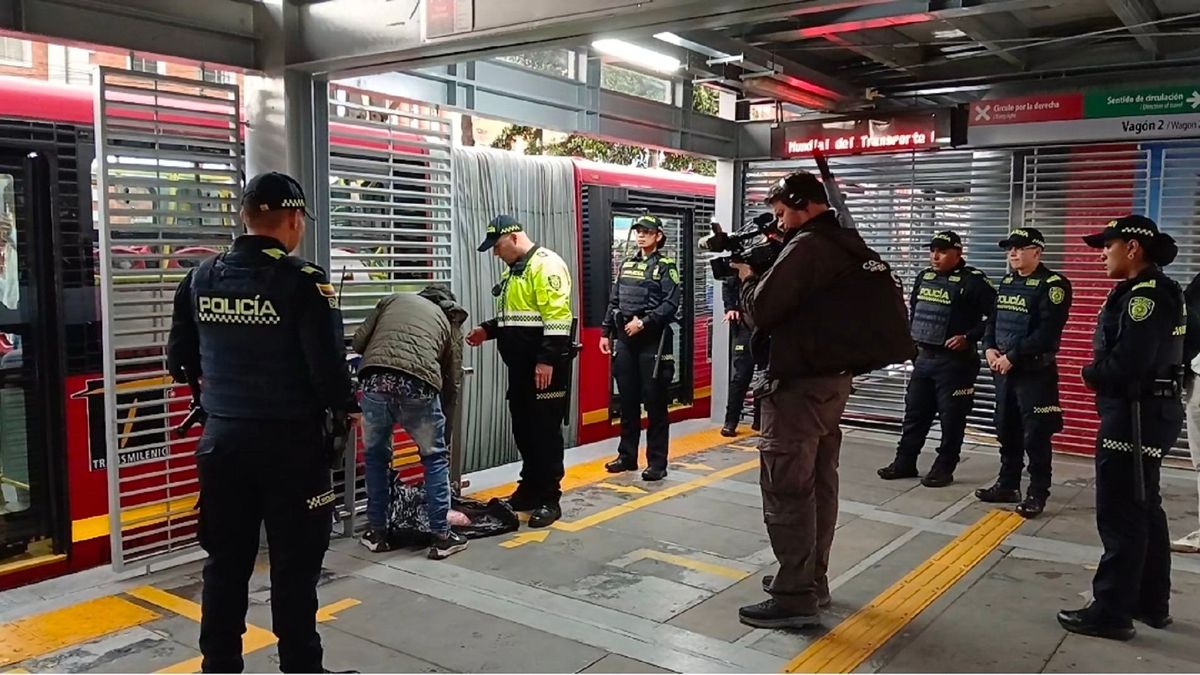 Operativo en Transmilenio.