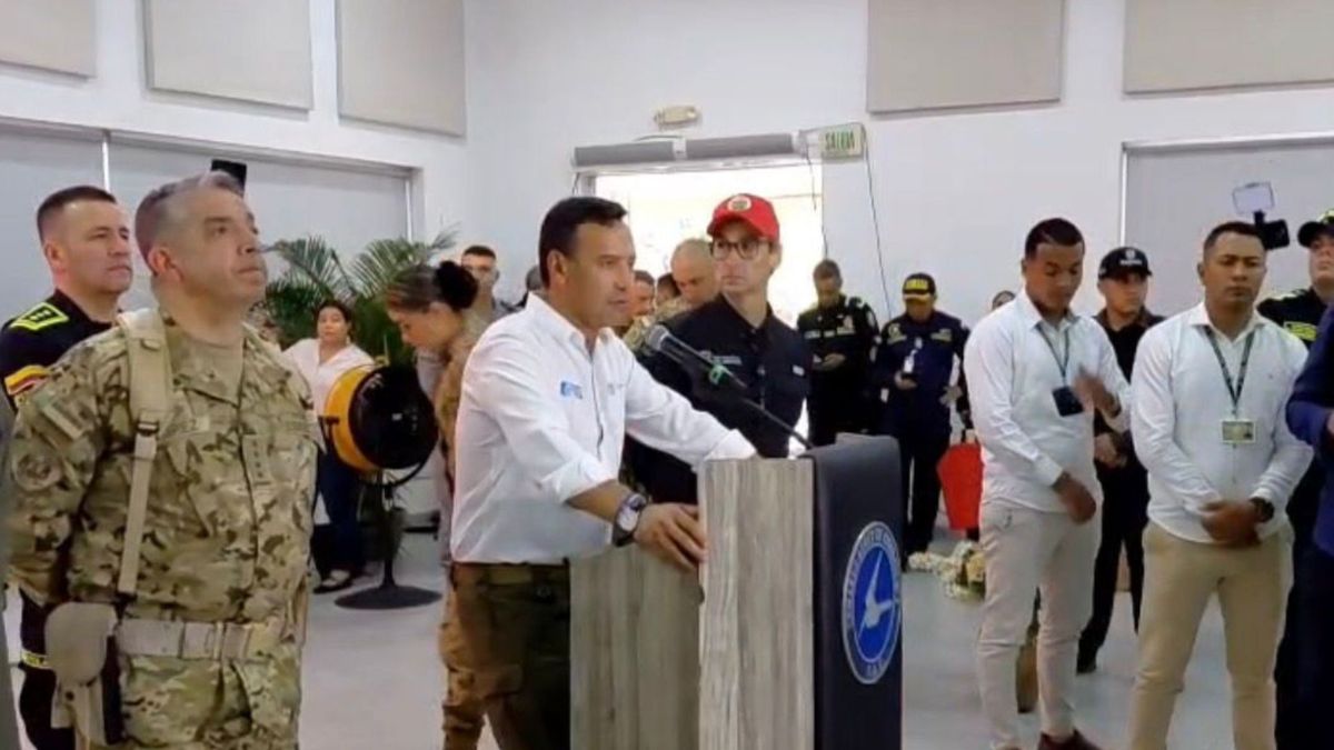 Visita del ministro de Defensa en Baranoa, Atlántico