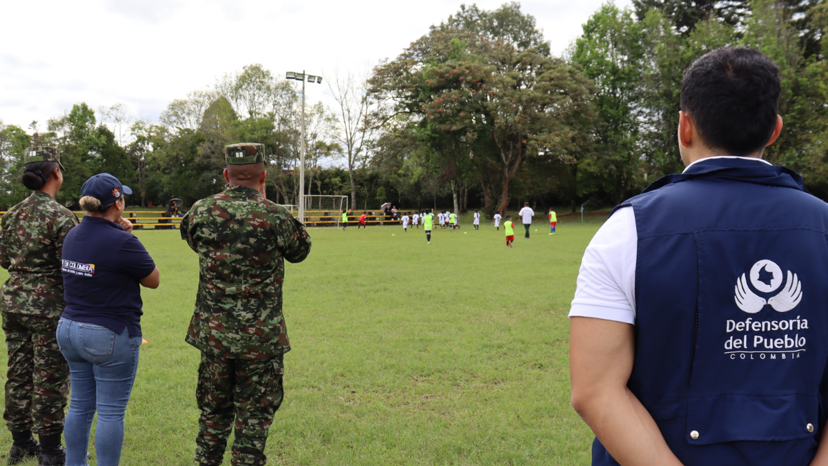 Campaña para evitar el reclutamiento de menores en Cauca.