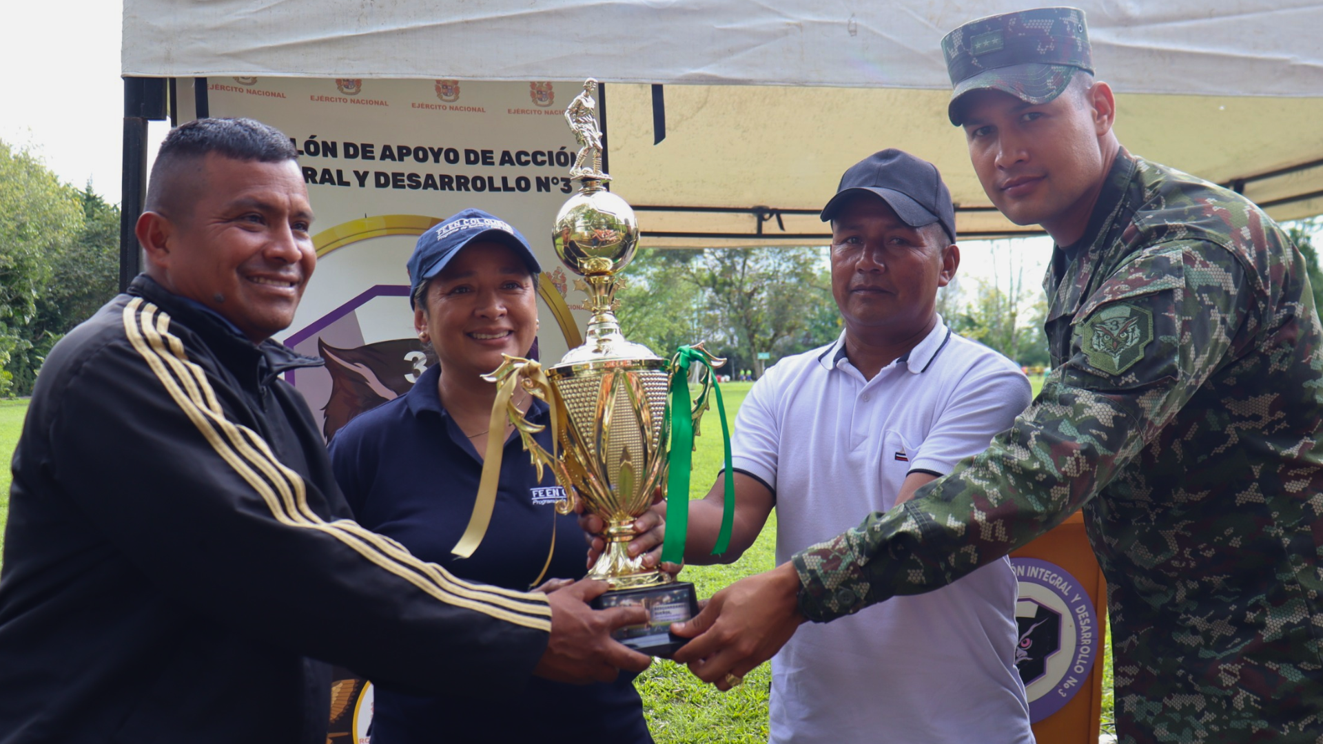 Campaña del Ejército Nacional contra el reclutamiento forzado. 