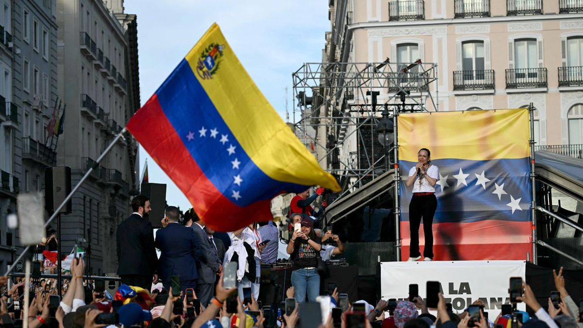 María Corina Machado en Madrid