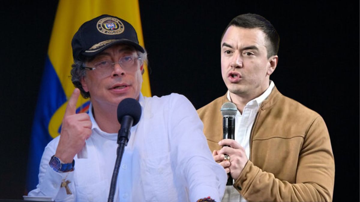 Gustavo Petro rechaza señalamiento del presidente ecuatoriano Daniel Noboa
