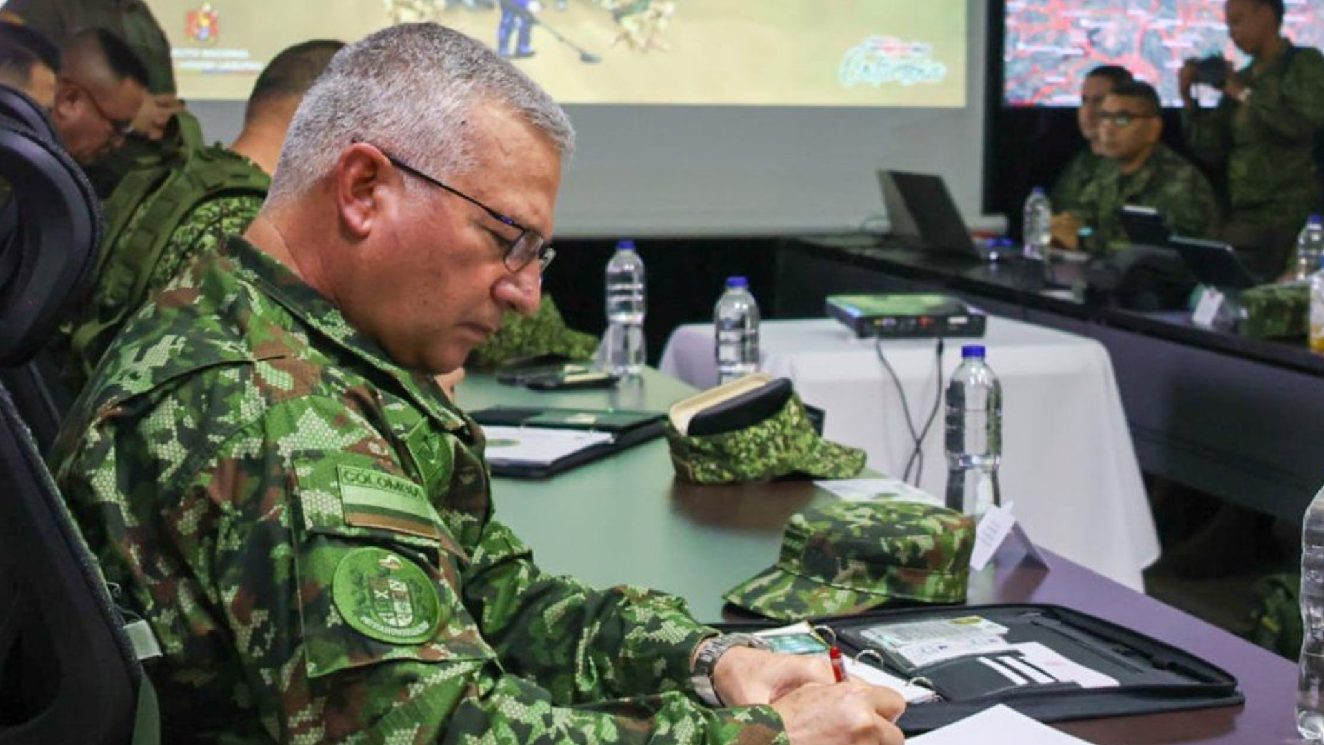 General Luis Emilio Cardozo Santamaría, excomandante del Ejército Nacional. 