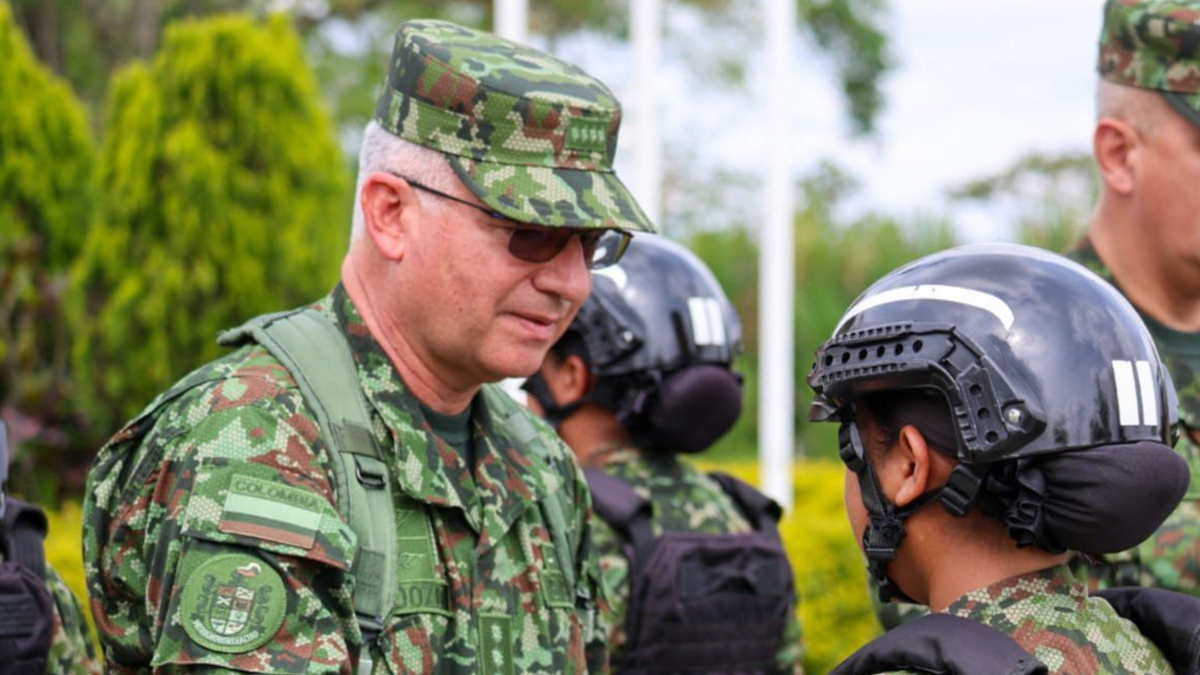 General Luis Emilio Cardozo Santamaría, excomandante del Ejército Nacional.