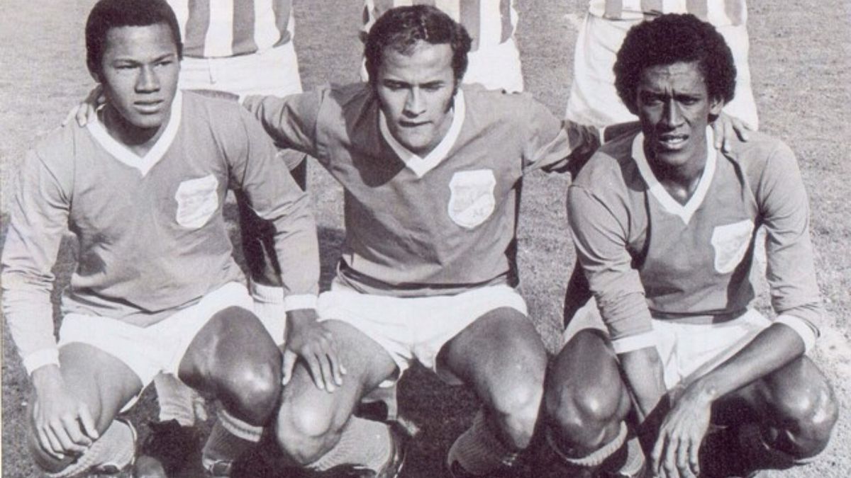 El trio de ataque albiazul, fue afectado en la edición 1973 de la Copa Libertadores.