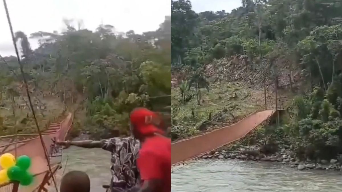 Imagen del Puente de Bagadó Chocó
