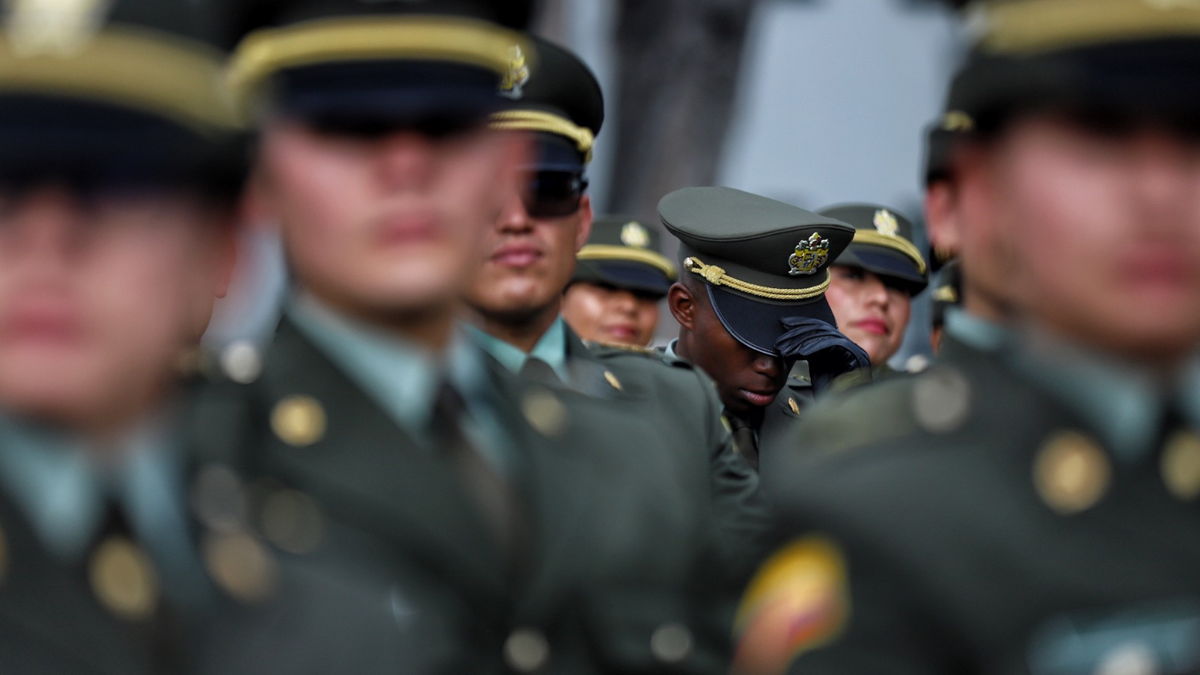 Patrulleros de la Policía Nacional.