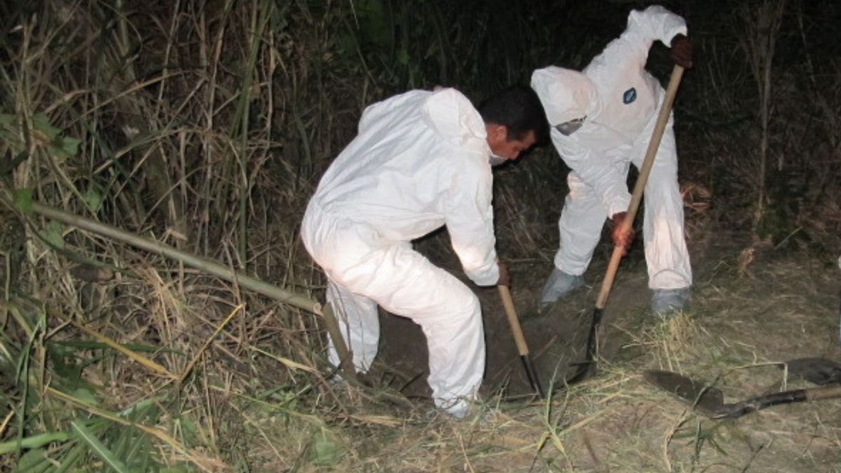 Fiscalía General de la Nación adelanta labores forenses en zona rural de Guachené (Cauca).