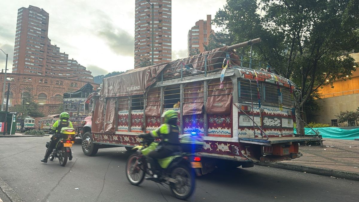 Indígenas misak asentados en Bogotá para exigir un encuentro con el Gobierno.