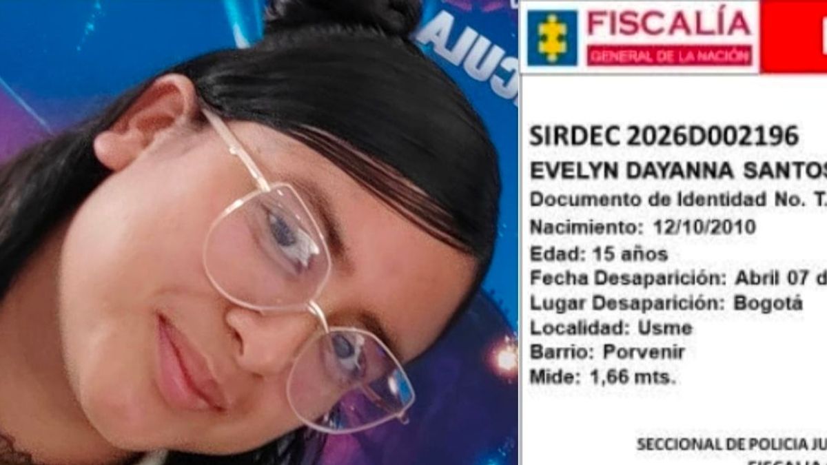 Menor desaparecida en Usme.
