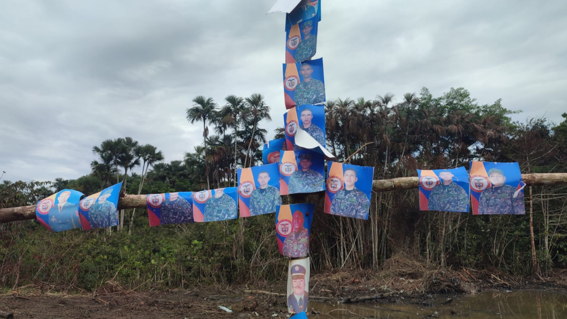 Víctimas del accidente aéreo en Putumayo. 