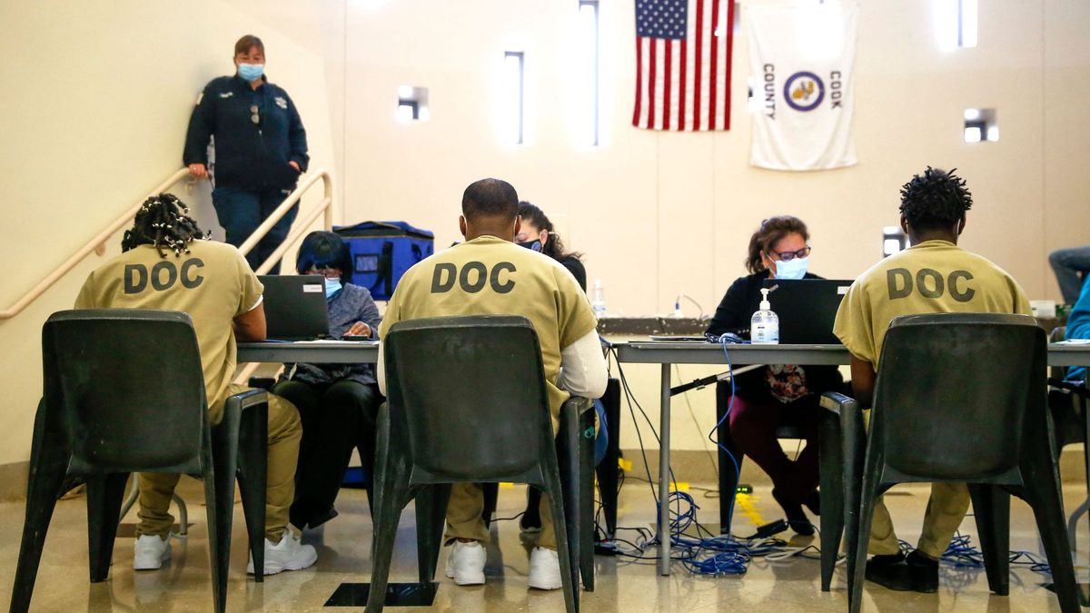 Prisioneros en el condado de Cook, Illinois