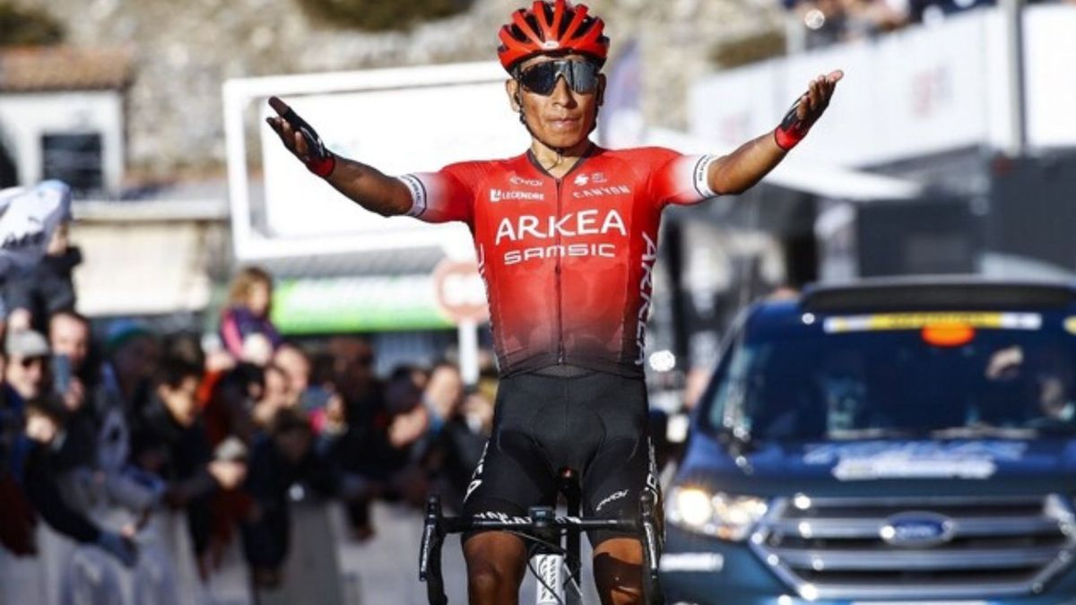Nairo Quintana ganó en Europa una etapa después de varios años.