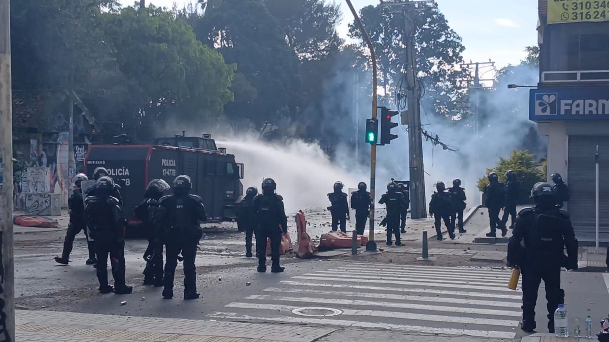 Enfrentamientos Universidad Pedagógica.